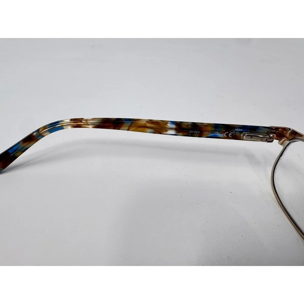 Juicy Couture JU223 09Q Eyeglass Frames Only 53-17-135 Brown Blue Tortoise